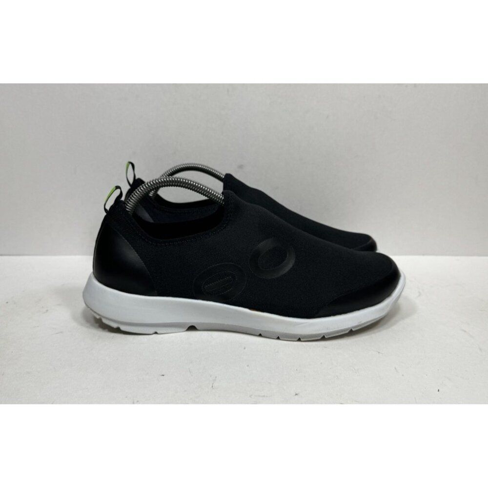 OOFOS OOmg‎ Sport Low Recovery Shoe Slip-On Black White Womens Size 11